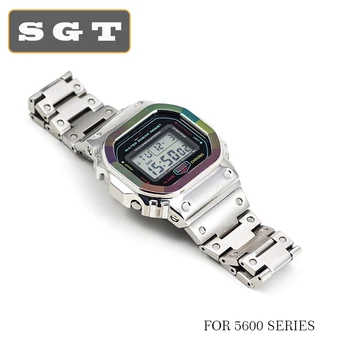 

Watch bezel DW5600 GW-5000 5035 GW-M5610 GW -B5600 Case Stainless Steel High Quality 316L Metal Strap Steel Belt Tools