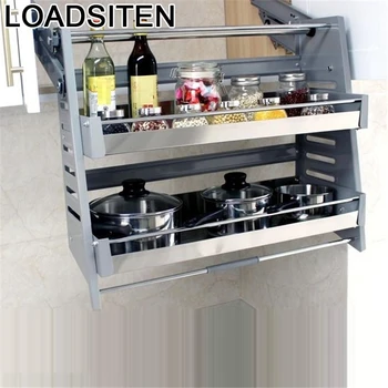 

Colgar En La Ducha Cestas Corredera Organizer and Storage Stainless Steel Hanging Cocina Cuisine Cozinha Kitchen Cabinet Basket