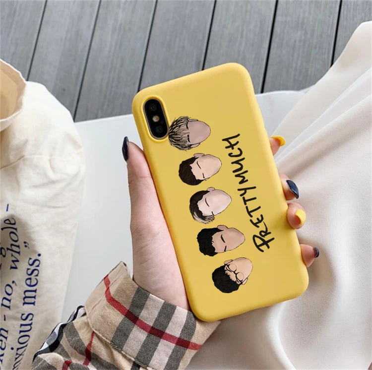 HHSR-23050 Мягкий силиконовый чехол PRETTYMUCH для iphone 6/6s, 6 Plus/6s Plus, 7/8, 7 Plus/8 Plus, X, XS, XR, XSMax - Цвет: HHSR-23050