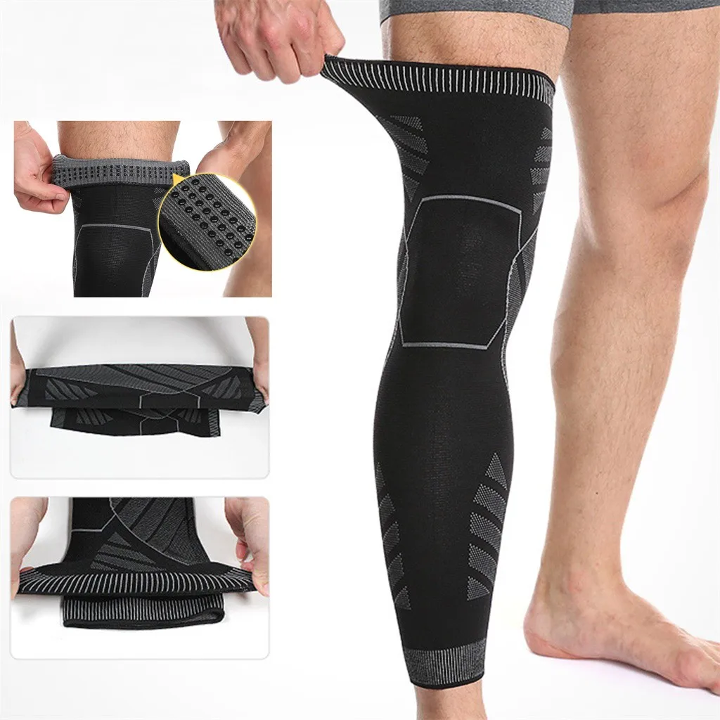1PCS Fitness Running Cycling High Stretch Long Leg Exercise Gaiters