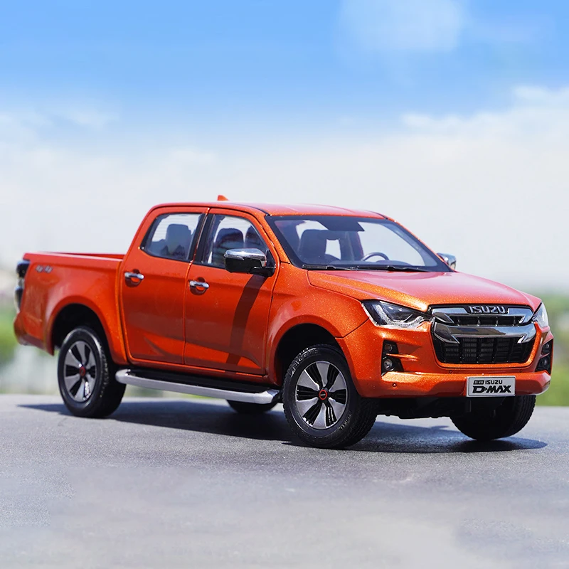 1/18 いすゞ　　D-マックス 1/18 Scale ISUZU D-MAX Pickup 2023 Orange Diecast Car Model
