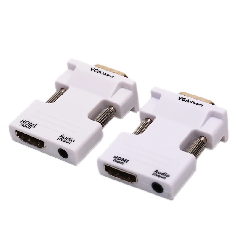 VGA к HDMI адаптер Full HD 1080P Аудио Видео Конвертер ноутбук от ПК к ТВ AV HDTV