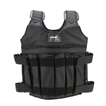 

20/50 kg Loading Weighted Vest Jacket Load Weight Vest Exercise for Boxing Training Fitness Equipment for Running Waistcoat