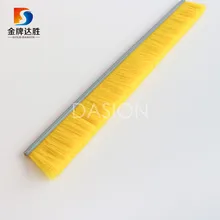 [Напрямую от производителя] гофрированная проволока желтый настраиваемый пылезащитный эскалатор Промышленные полосы кисти оптом