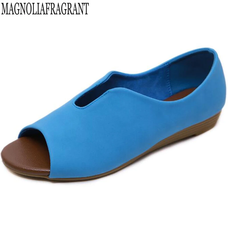 

new Fish mouth sandals Summer fashion Women's Shoes Women's Wedge Sandals Comfortable Mother shoes zapatos de mujer y846