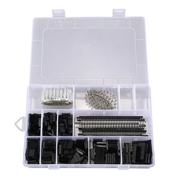 

1450Pcs 2.54Mm Dupont Terminal Connector Wire Jumper Pin Connector Housing Terminal Kit And Male Female Crimp Pins