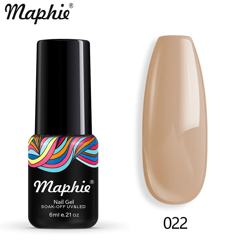 022 Maphie Гель-лак для ногтей все для маникюра Полупостоянный Vernish Soak Off UV/светодиодный Гель-лак нужен базовый верхний слой Блестящий цветной гель - Цвет: 022