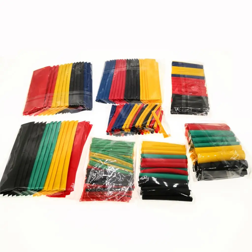 

70 - 530Pcs Assorted Polyolefin Heat Shrink Tube Cable Sleeve Wrap Wire Set Insulated Shrinkable Tube