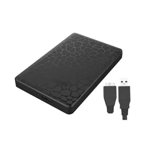 Черный HDD чехол 2,5 SATA для USB 3,0 адаптер жесткий диск Корпус для SSD диск коробка-чехол на HDD HD внешний HDD корпус для Windows Mac OS - Цвет: Черный