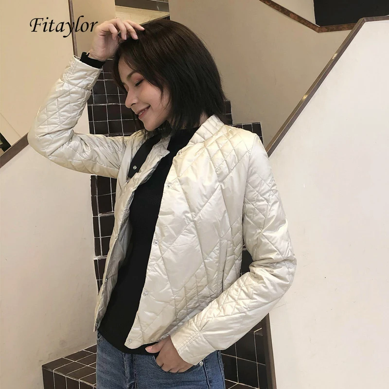 

Fitaylor New Winter Ultra Light White Duck Down Jackets Women Warm Slim Short Down Coats Single Breasted Plus Size 3xl Outwear