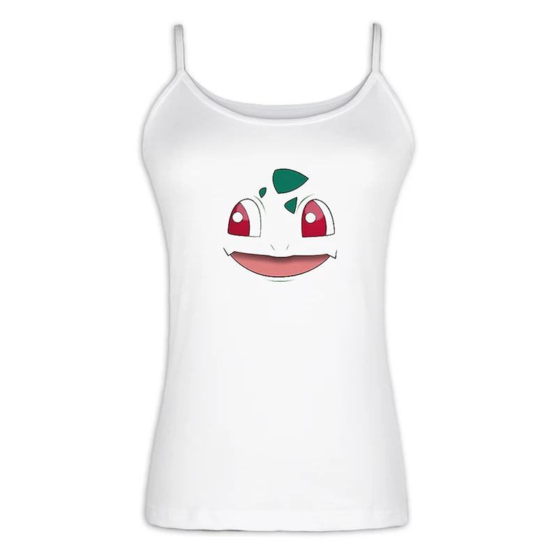 jfSingletS096W Powerpuff, для девочек, цветочные пузыри, бабочки, топы, Белоснежка, Алиса, Рапунцель, женский сексуальный жилет, майка, хлопок, на бретелях, топы, подарок - Цвет: jfSingletS096W