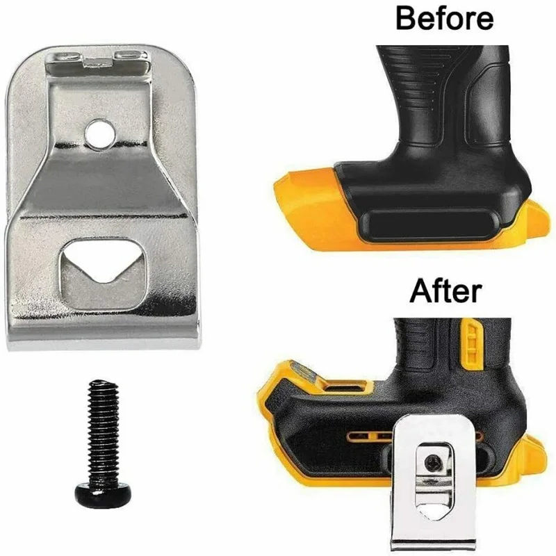 12Pcs/bag Belt Clip Hook for Dewalt 20V Max Tools for DCD740B DCD740B-B3 DCD740C1 DCD771C2, DCD780B DCD780C2 Easy Installation