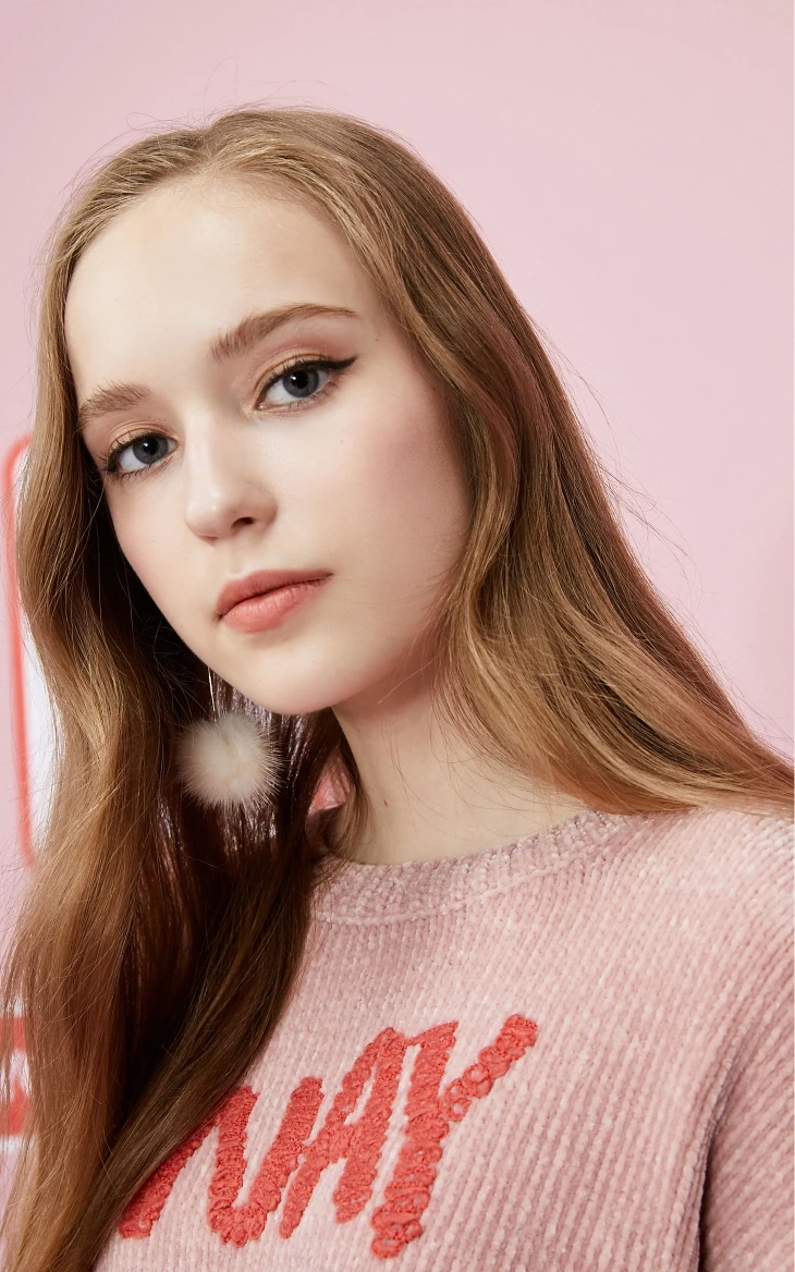 Vero Moda Женский вязаный Топ свободного кроя с буквенным принтом | 319313549
