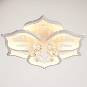 

Chandelier with remote control 671141/6 led 170 W dimmer 3 modes 3000-6000 K White 51 х51х20 cm 4622198