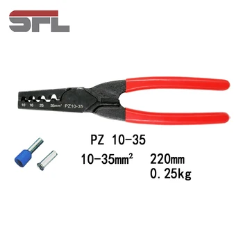 

PZ10-35 wire crimping pliers for insulated and non-insulated ferrules terminal crimping capacity 10-35mm2 tools