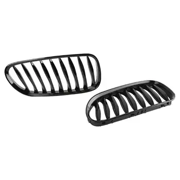 

VODOOL 2Pcs Car Exterior Glossy Black Front Kidney Grilles Sporty Style Grill Grills Car Styling For BMW Z4 E85 E86 2003-2008