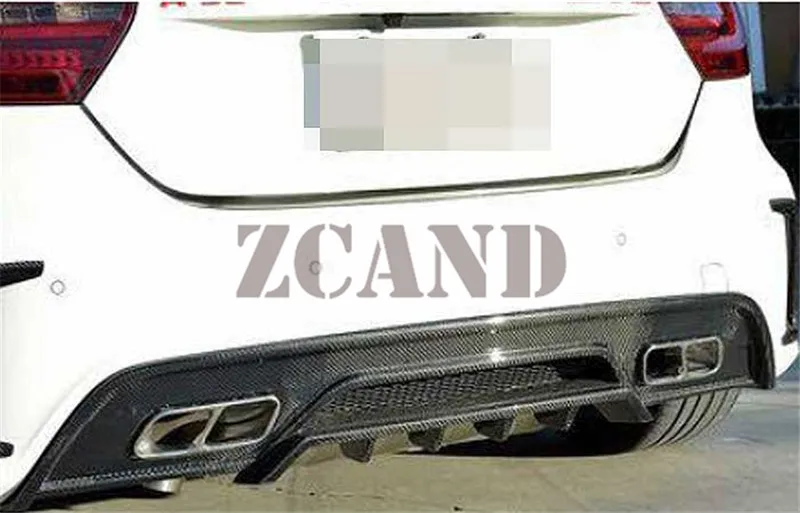 Задний диффузор для Mercedes Benz W176 a-класс A45 A250 A260 Amg спортивный бампер 2014UP