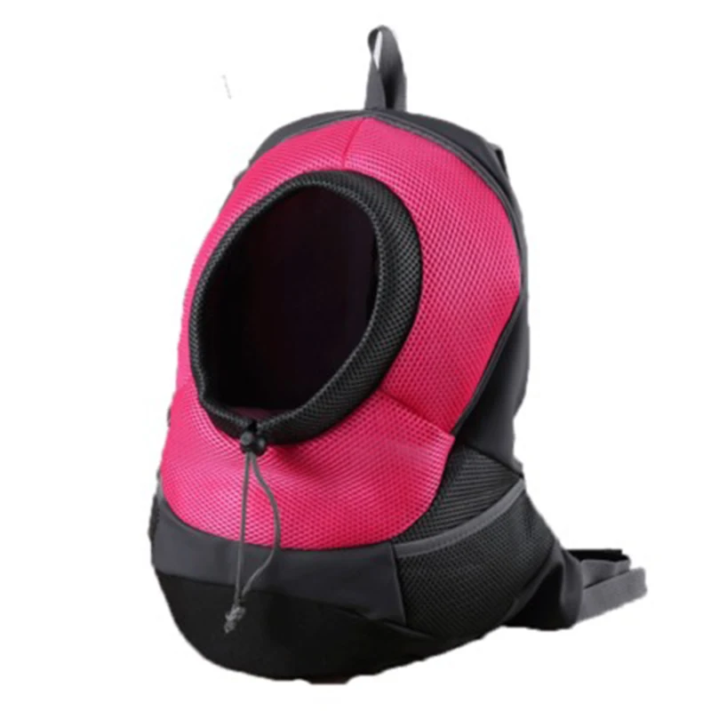 New Outdoor Pet Dog Carrier Bag Pet Dog Front Bag New Out Double Shoulder Portable Travel Backpack Mesh Backpack Head