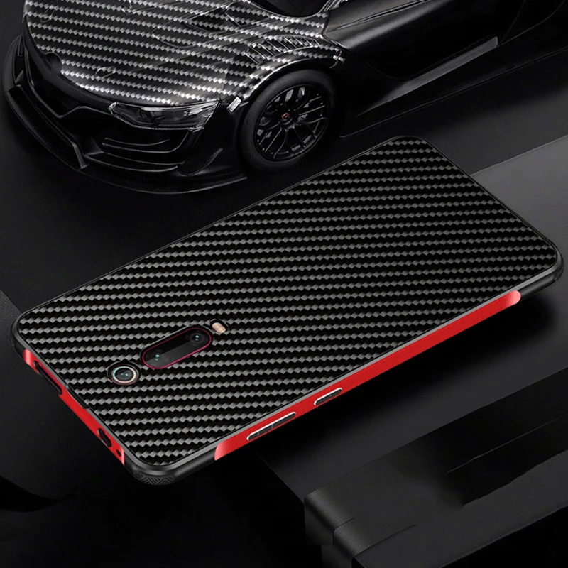 

Luxury Aluminum Metal Case For Xiaomi Mi 9T/ Pro/ Redmi K20/ Pro Ultra Thin Hard Carbon Fiber Element Back Cover Case Redmi K20