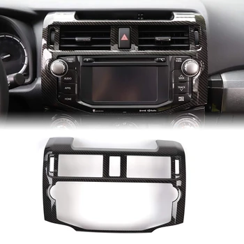 

Center Console Navigation Trim Panel Center Console Dashboard Cover for 2010-2019 Toyota 4Runner, Carbon Fiber Pattern