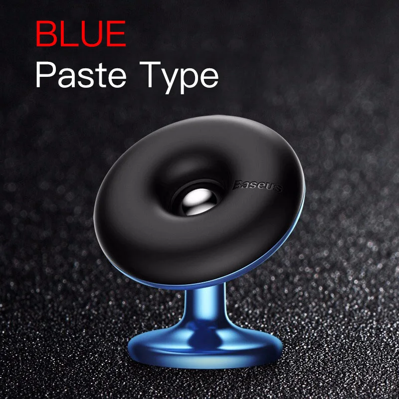 Автомобильный держатель Baseus для мобильного телефона на 360 градусов, автомобильный держатель для iPhone X 7 samsung, магнитный держатель для телефона - Цвет: Blue Paste Type