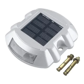 

ICOCO Practical Aluminum Solar LED Outdoor Road Driveway Dock Path Ground Light Lamp naturally charged by the sun