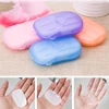 20 pcs Disposable Soap Paper Soap travel soap paper hand soap Portable Soap in sachets Mini soap free shipping hand antiseptic ► Photo 2/6