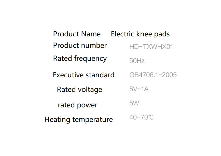 Xiaomi Electric knee pads Carbon fiber heating USB Heated Arthritis Pain Relief Brace Electric Massager