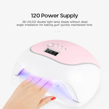 

120W New Style Nail Lamp LED Phototherapy Lamp Timer Cross-border Nail Machine Baking Lamp Uv Nail Lamp