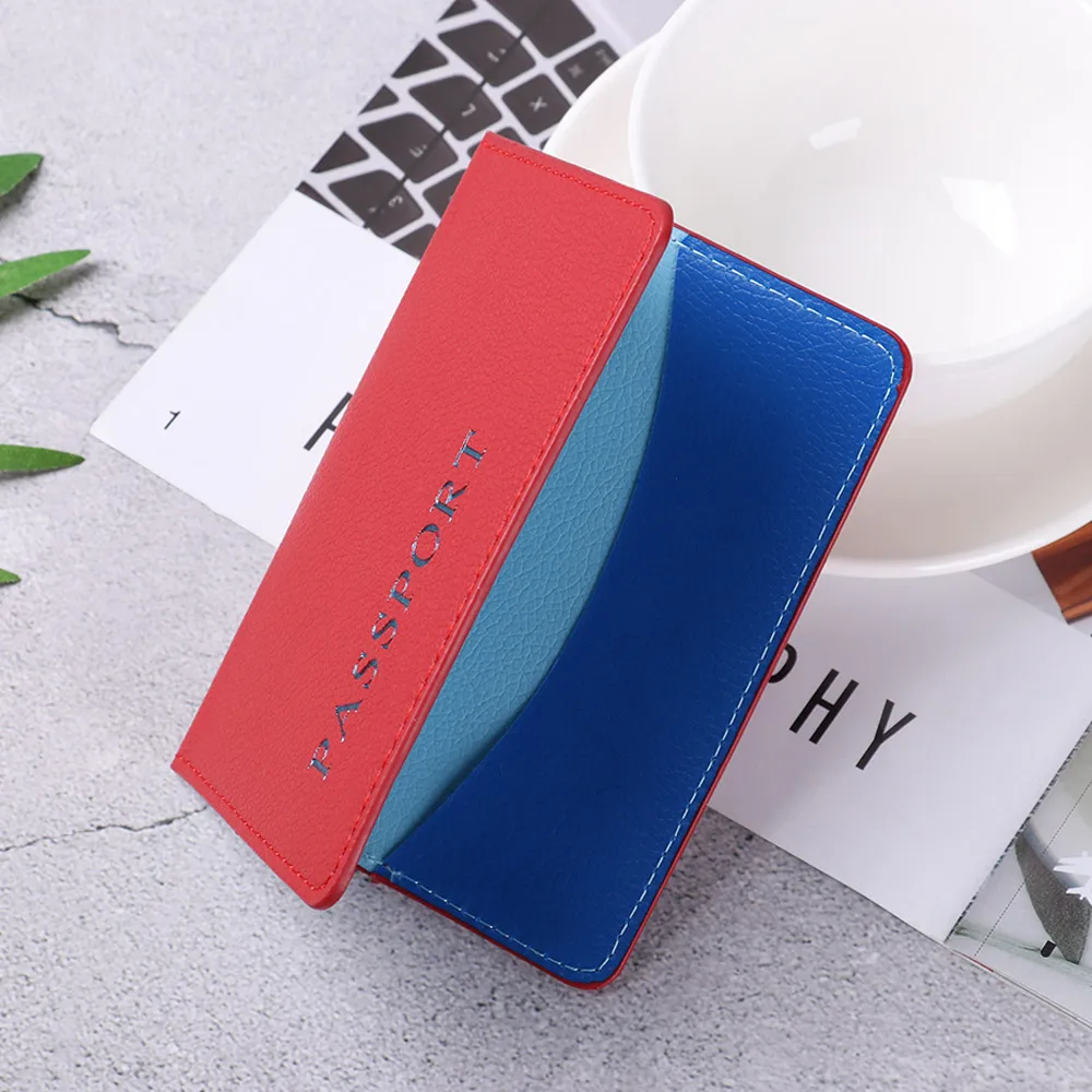 Portable Travel Passport Cover Protector Wallet Business Card Case Soft Passport Holder Ticket Holder Package Travel Accessories