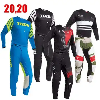 

2020 Adult Motocross Gear Set Dirt Bike MX Jersey And Pant Motorcycle Gear Set MX Jersey and Pants Moto Bike Racing suit d