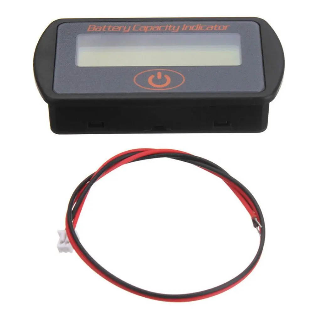 

12V/24V Digital Battery Percentage Voltmeter Battery Capacity Indicator LCD Display Volt Meter Tester for Lead-Acid Drop Ship
