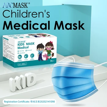 

10/50pcs Children's Masks 3 Layer Disposable Elastic Mouth Soft Breathable Cute Hygiene Child Kids Face Mask 2-12 years old