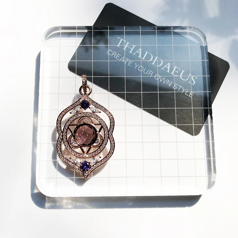 Pendant THIRD-EYE CHAKRA,2019 Brand Fashion Trendy Jewelry Europe Bijoux Rose Gold Color 925 Sterling Silver Gift For Woman - Image 2