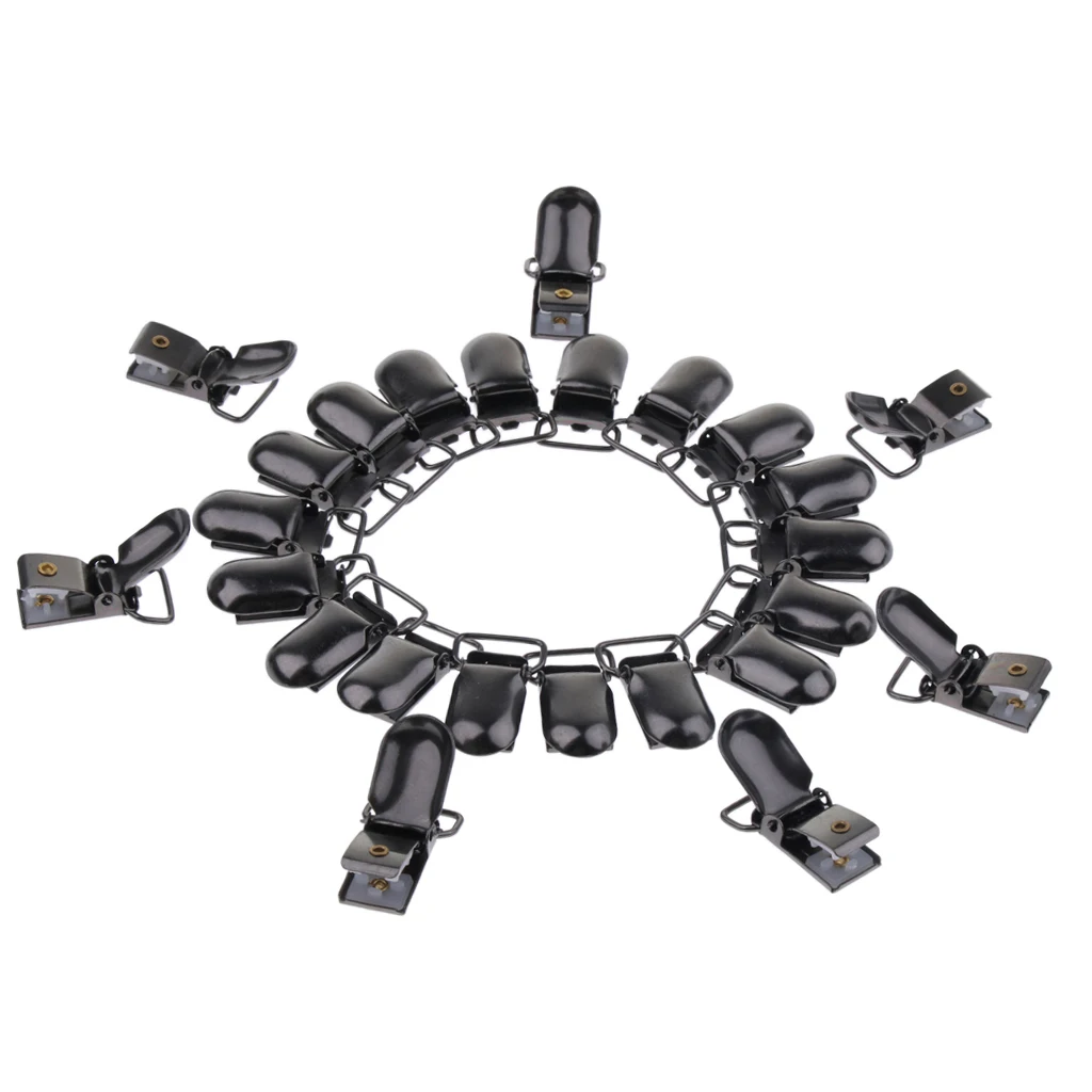 25x Women Garter Belt Grips Suspender Stockings Fastener Clip Clamp