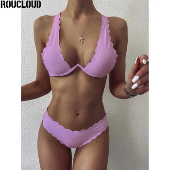 

Bikini 2020 Swimwear Women Sexy Steel Prop Swimsuit With Push Up Bathing Suit Beach Swim Wear Brazilian Female Bikinis Biquini