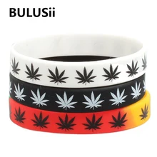3 шт лист сорняков Марихуана каннабис сорняки Ямайки раста регги силиконовые браслеты модные браслеты