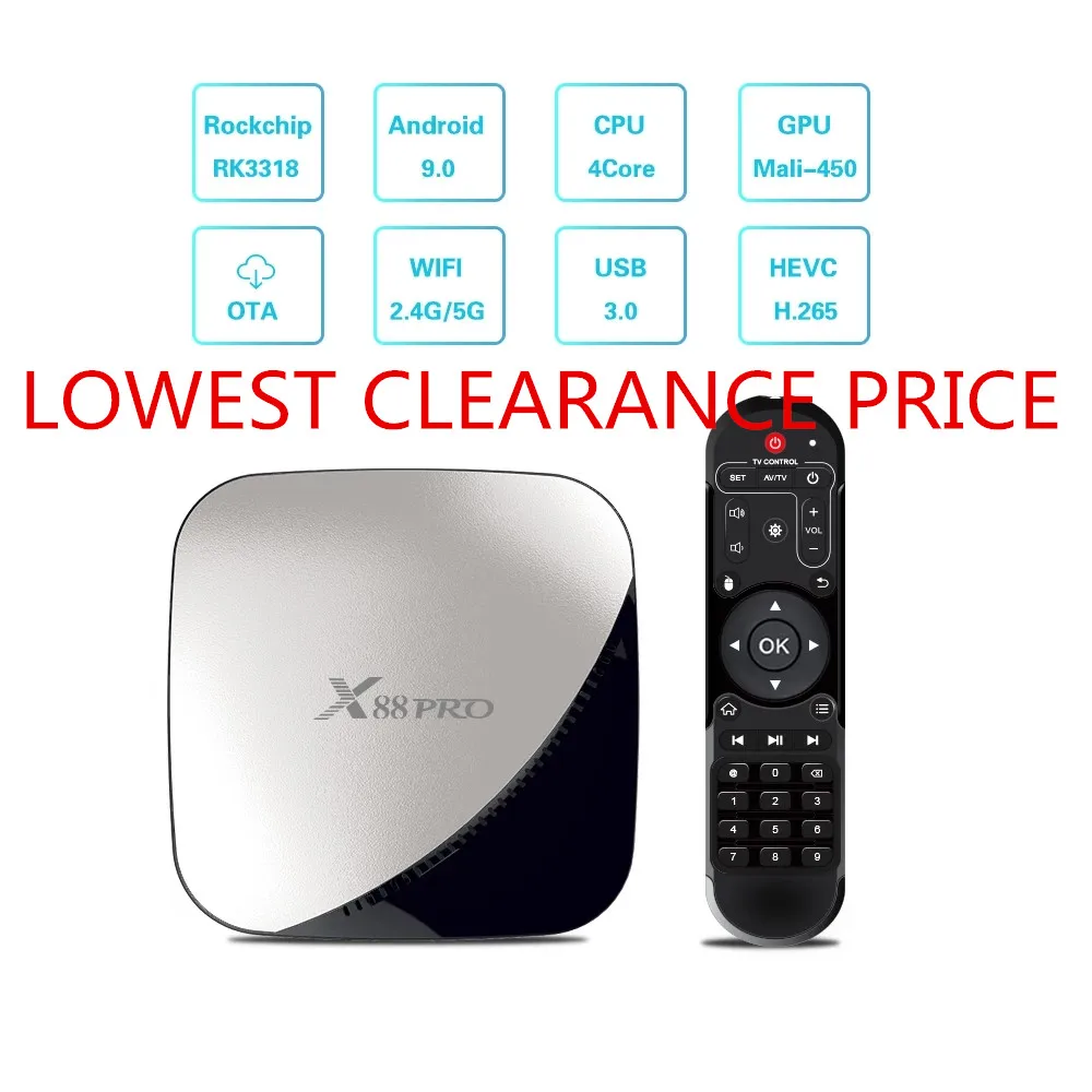 Большая распродажа X88 PRO Android 9 0 Smart TV Box 4G 32G с двумя камерами процессор Rockchip RK3318 Octa