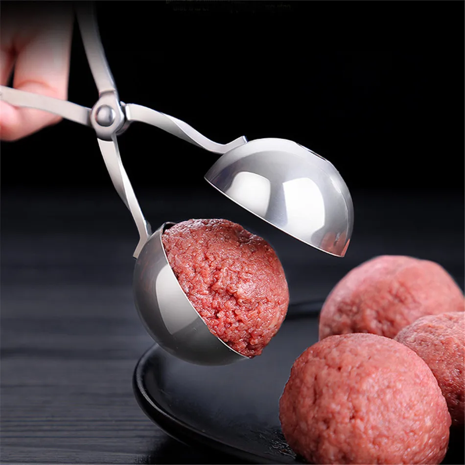 SEAAN 304 форма из нержавеющей стали для фрикаделек зажим полированный Meatball