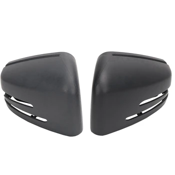 

1 Pair Side Door Rearview Mirror Cover Cap for Mercedes Benz W212 W204 W221 W176 W246 S350 S400 S450 S500 2128100364 , Left & Ri