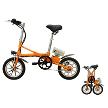 Складной 36V250W 14 дюймов маленький CMSTD-14 Электрический велосипед для городских путешествий