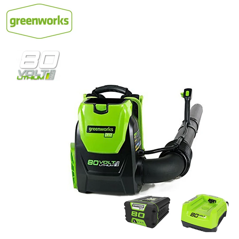 

Greenworks Lithium Battery Cordless Leaf Blower Dust Collector 80V 800W High power Electric Deciduous Clean Free Return