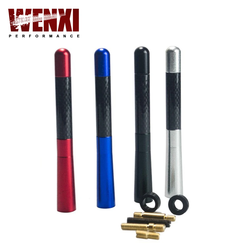 

Короткая радиоантенна 12 см из углеродного волокна для Ford Focus Fiesta Peugeot Citroen Opel Astra Skoda Toyota Corolla Автомобильный Стайлинг