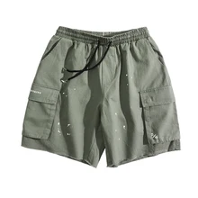 Летние шорты для бега мужские спортивные пляжные повседневные Homme уличная одежда унисекс шорты японские Tenis Masculino половина брюки EE6DK