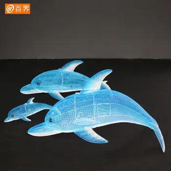 

Wrought Iron Grid Dolphin Decoration Wedding Props Ceiling Decoration Window Photography Props Background Mall Pendant