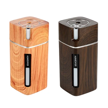 

Mini Portable Wood Grain Air Humidifier USB Cool Mist Maker Aroma Diffuser A0NC