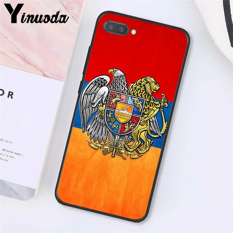 Yinuoda Армении Албании флаг России эмблема чехол для телефона для huawei смартфона Honor 8X9 10 20 Lite 7A 5A 7C 10i 20i View20