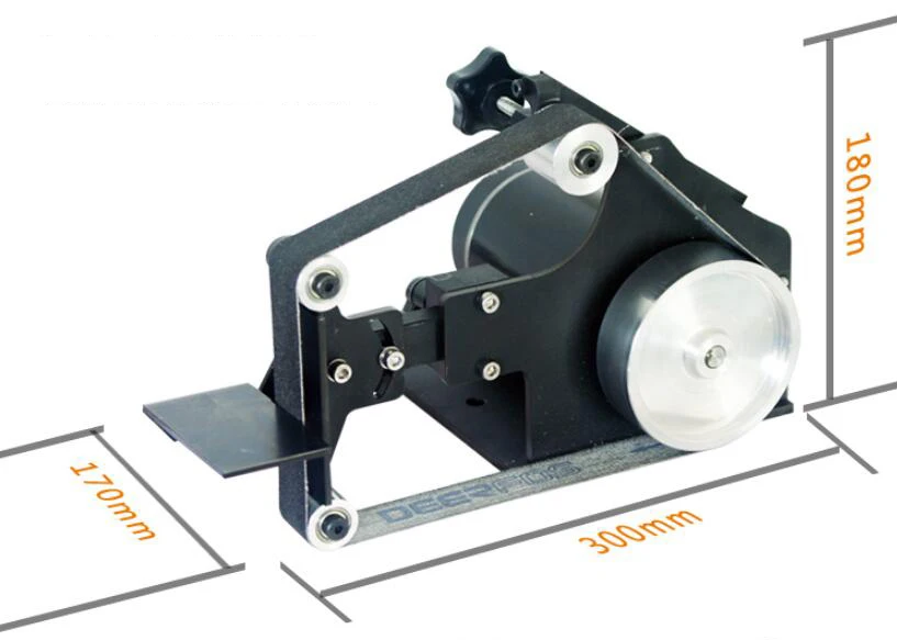 

762*25mm Brushless Belt Sander 800W Fixed Angle Sharpening Machine Got 6 Free Abrasive Belt Small DIY Polishing Machine SD-762WS