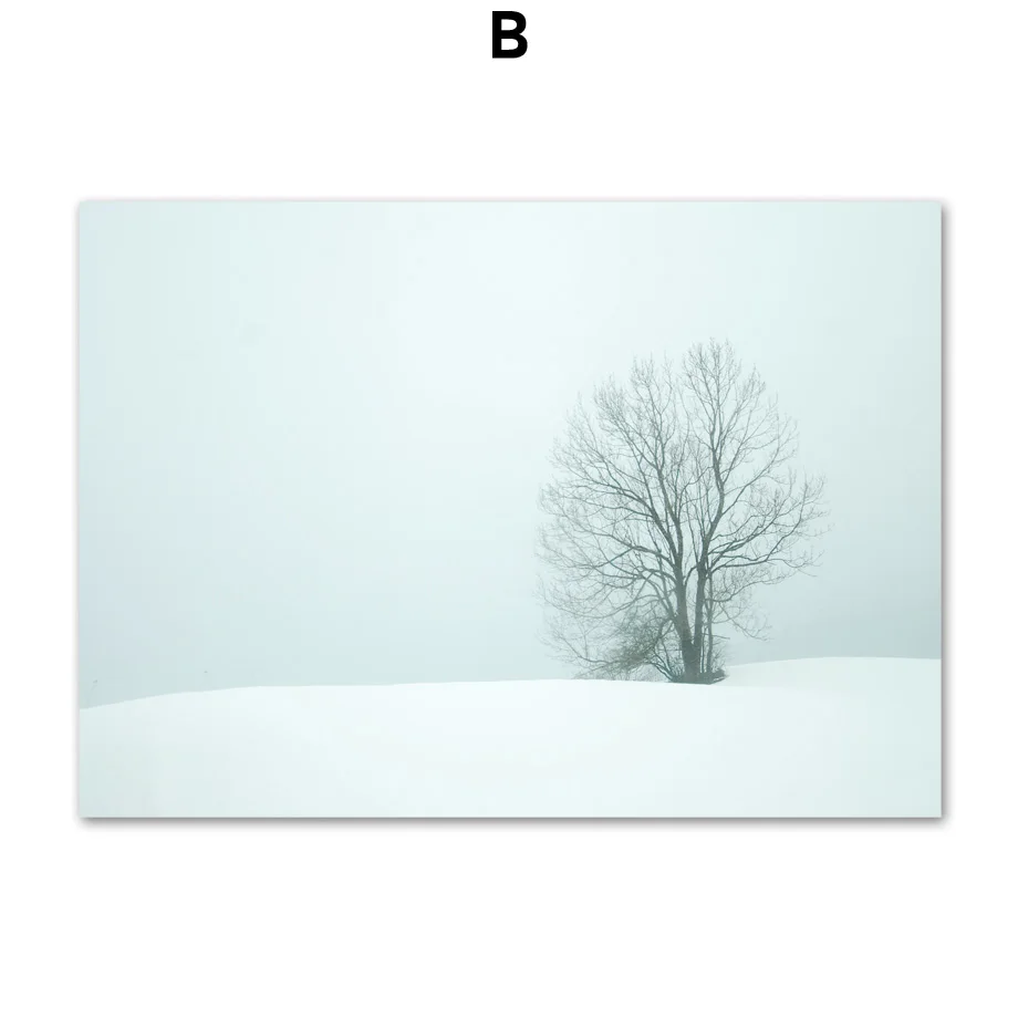 Deer-Pine-Forest-Tree-Snow-Sence-Winter-Wall-Art-Canvas-Painting-Nordic-Posters-And-Prints-Wall (4)