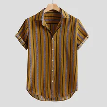 Мужская рубашка в полоску цвета хаки уличная Chemise Homme официальная одежда уличная мужские рубашки хлопок полиэстер мужские рубашки с принтом рубашка